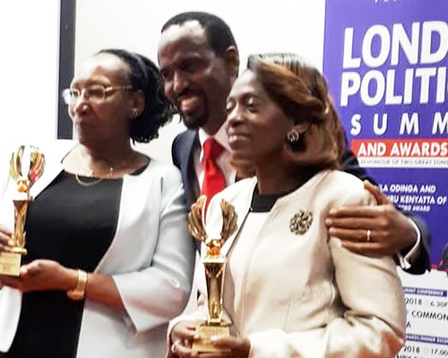 You are currently viewing UHURU AND ODINGA WIN AFRICAN LEADERSHIP AWARDS AT LONDON SUMMIT