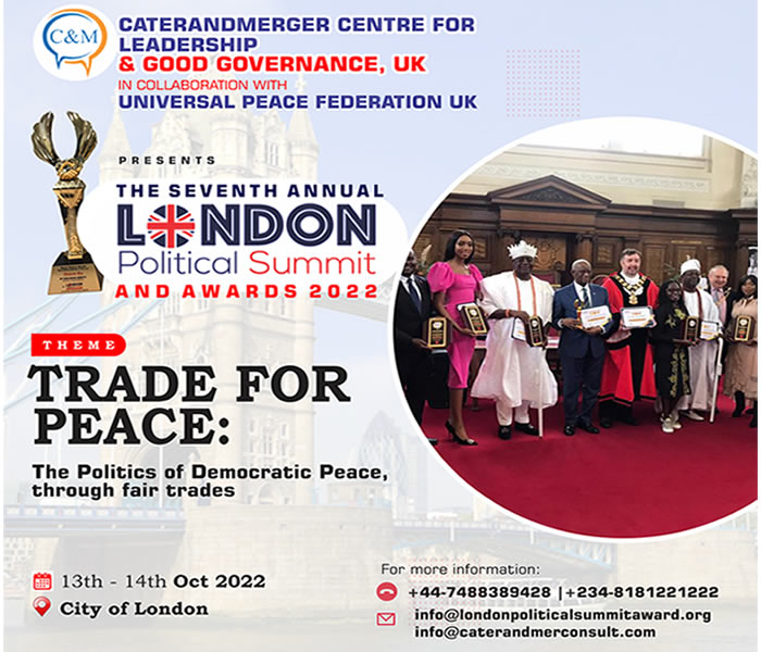 You are currently viewing The 7th London Political Summit and Awards 2022