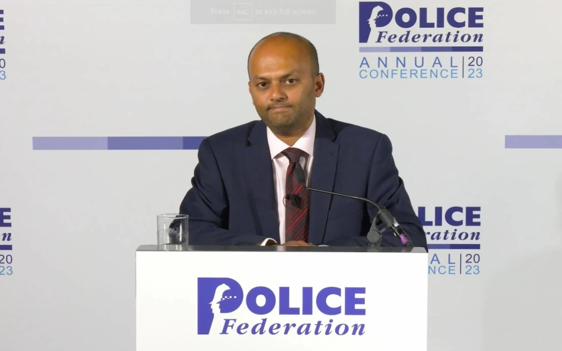 You are currently viewing The chief Executive of the Police Federation of England and Wales arrested on suspicion of corruption