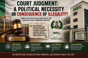 Read more about the article This Court Judgment: A Political Necessity or Consequence of Illegality?