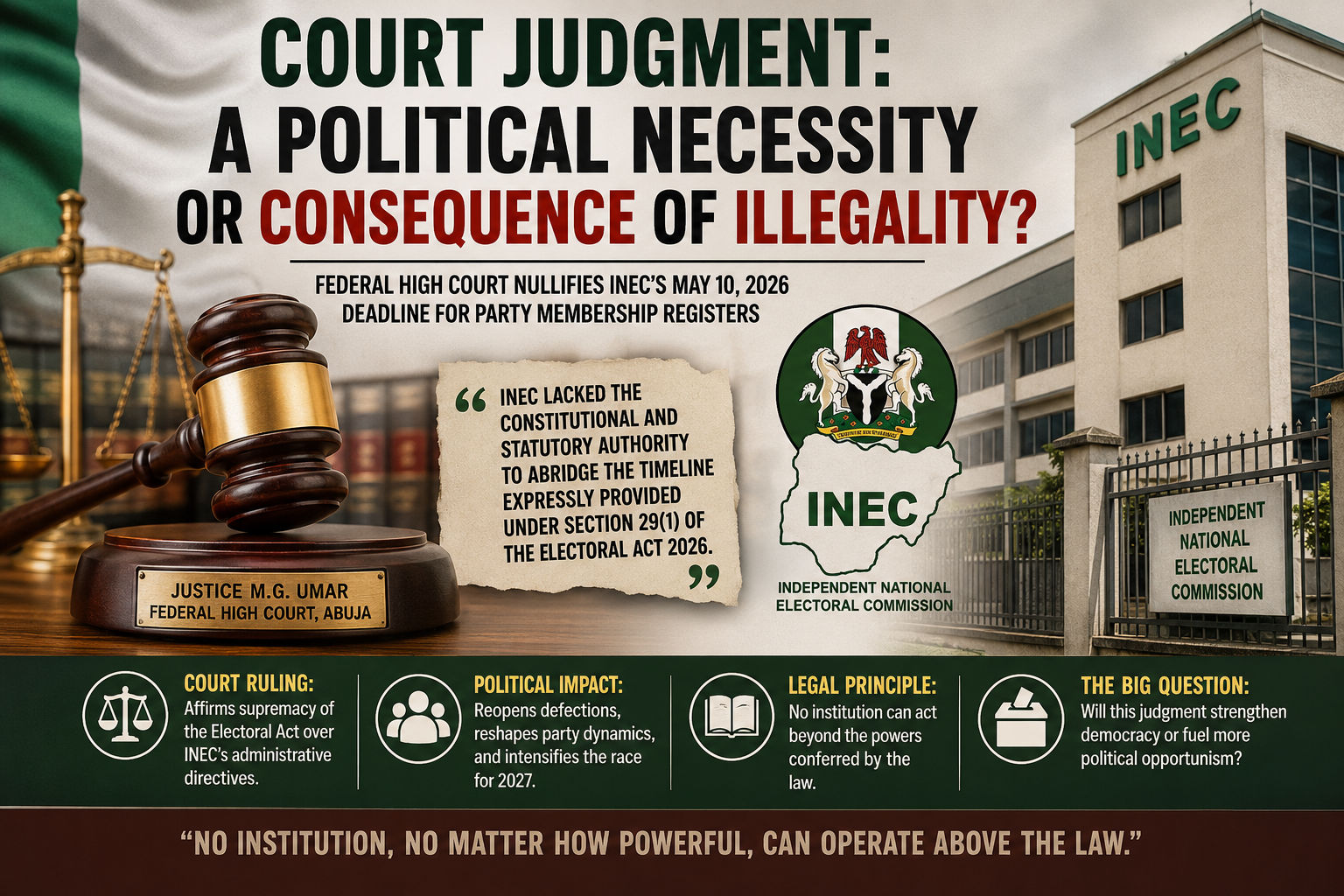 You are currently viewing This Court Judgment: A Political Necessity or Consequence of Illegality?