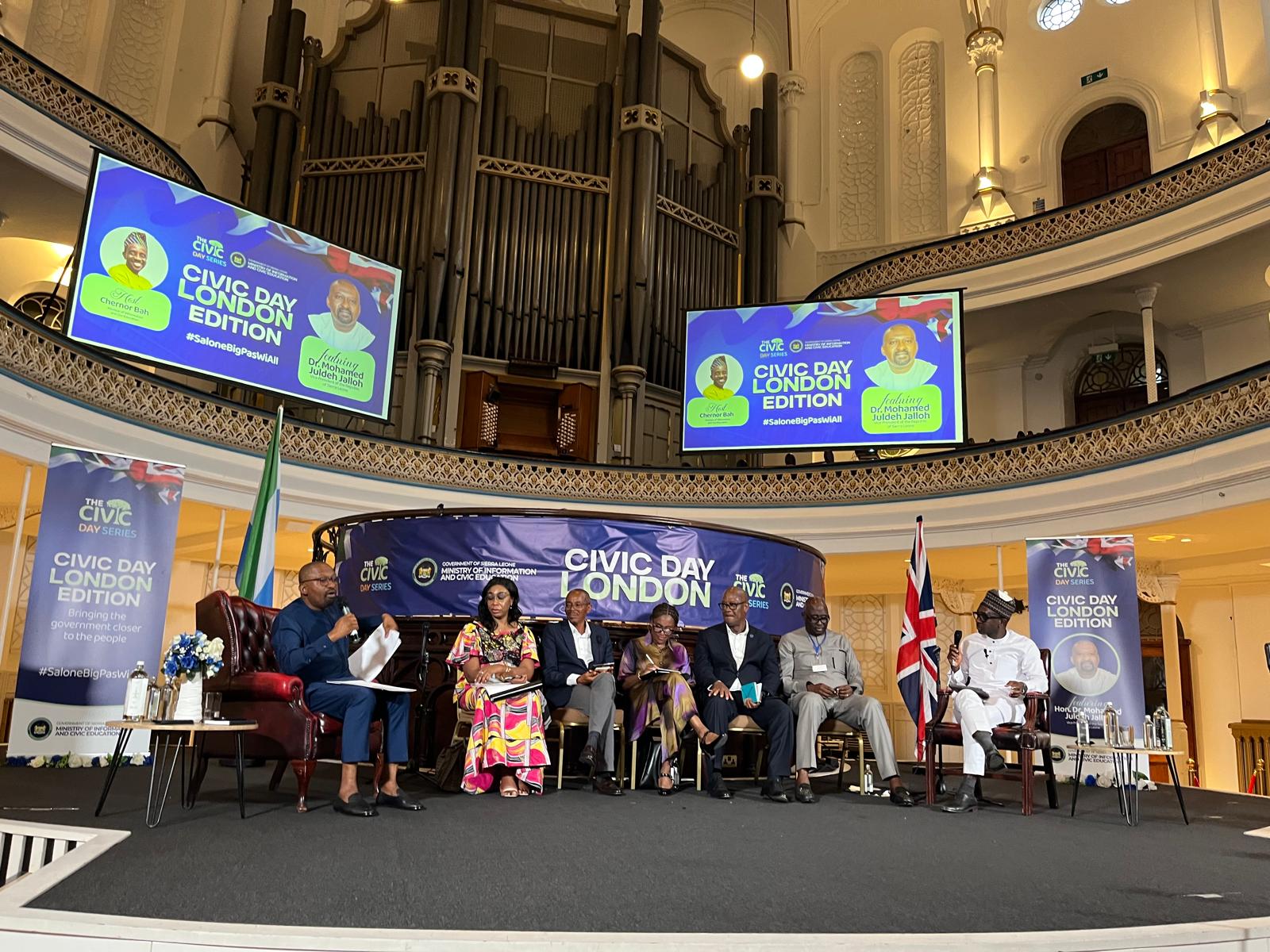 The Sierra Leone Government Engages with Its Diaspora Community and Friends of Sierra Leone at the Historic Civic Day in London