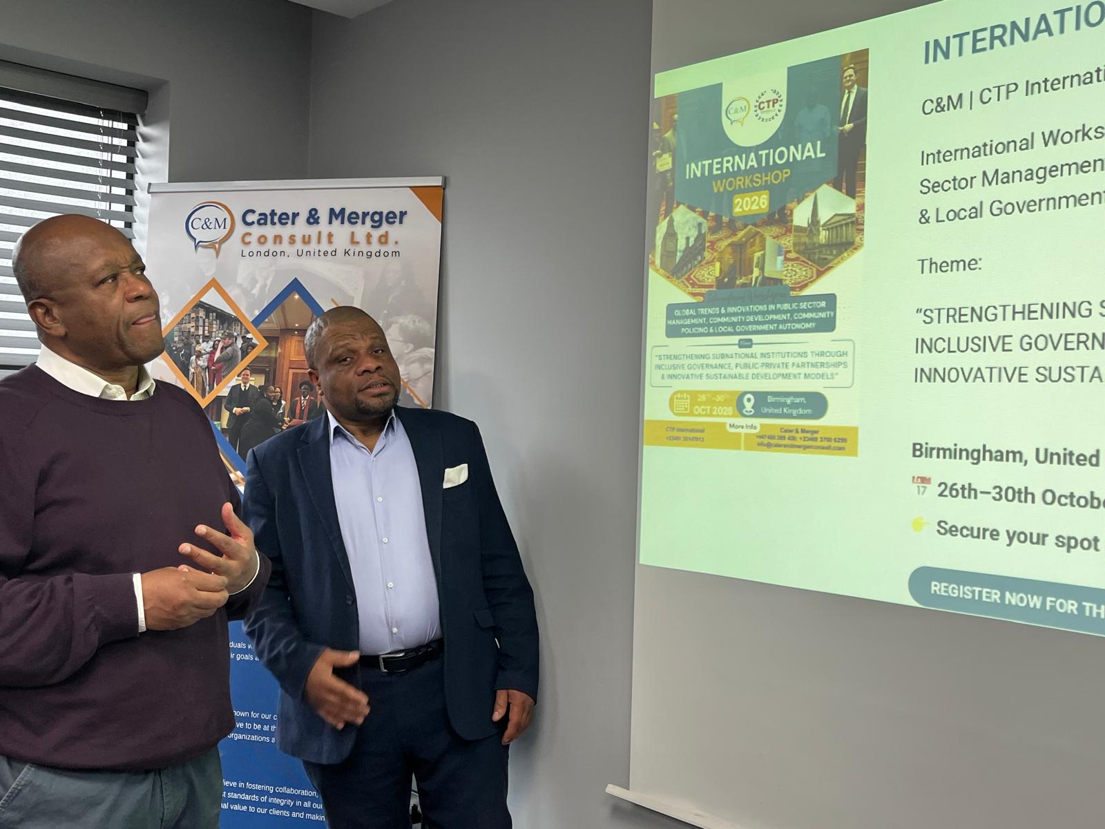 You are currently viewing CATERANDMERGER CONSULT UK AND CTP INTERNATIONAL OPEN FIVE-DAY INTERNATIONAL GOVERNANCE WORKSHOP IN WALSALL